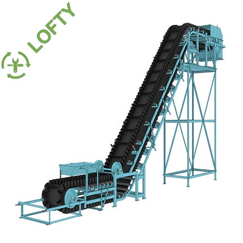 Big Inclined Belt Conveyor